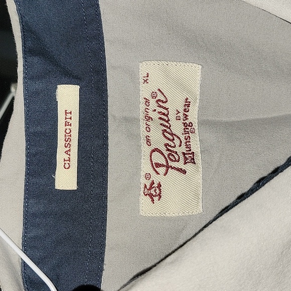 Penguin button-up shirt short sleeve XL - Picture 3 of 4